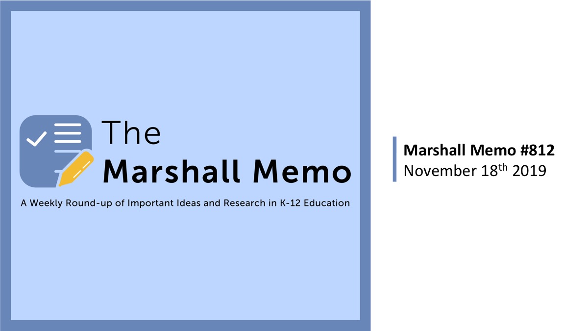 Marshall Memo 812