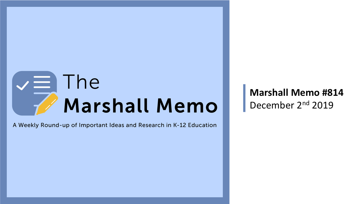Marshall Memo 814