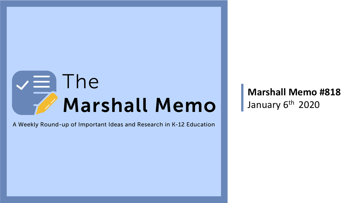 Marshall Memo 818