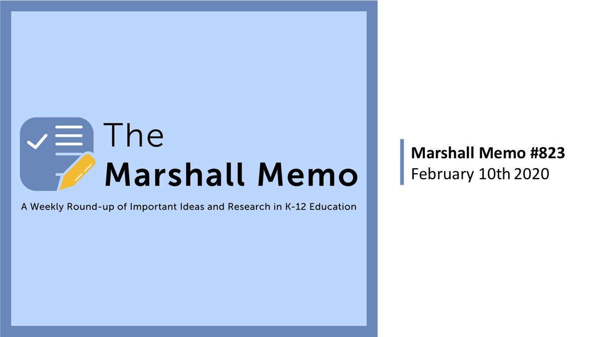 Marshall Memo 823